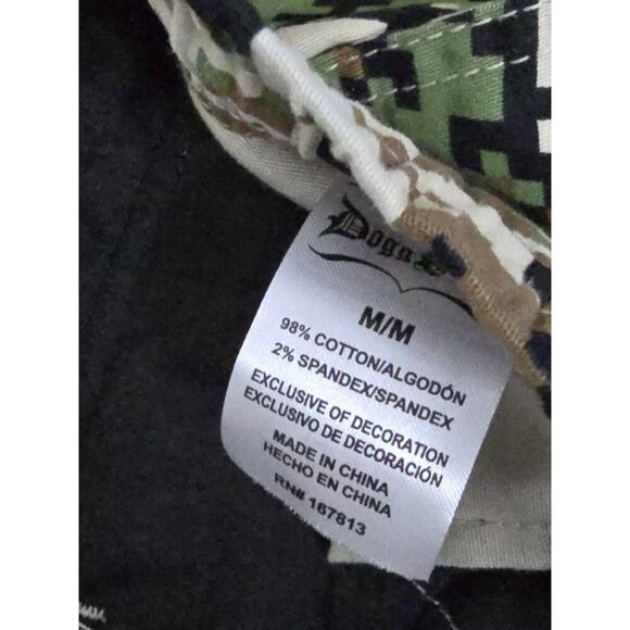 Dogg Supply by Snoop Dogg Men's Elastic Waist Green Cargo Shorts Size Medium - Picture 8 of 8